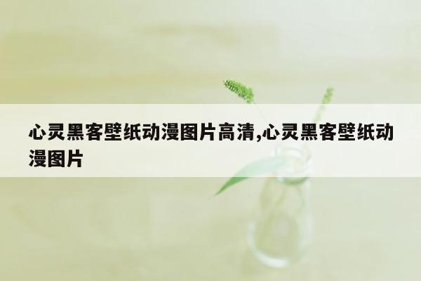 心灵黑客壁纸动漫图片高清,心灵黑客壁纸动漫图片