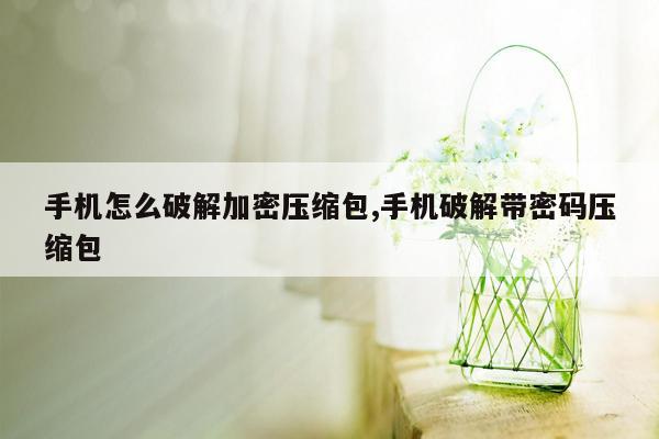 手机怎么破解加密压缩包,手机破解带密码压缩包